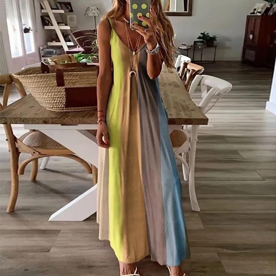 Vestido largo para playa